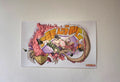 Photo démonstrative poster DINOS dans une chambre, poster de HOSHI