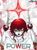 poster anime power • illustration manga rouge et blanc • art mural anime dark • poster personnage féminin anime • affiche manga premium • décoration chambre anime • illustration dark fantasy rouge • poster artiste indépendant • Hoshi illustration • art mural manga monochrome • poster anime cheveux rouges • illustration mystique étoile • poster anime sang • affiche manga intense