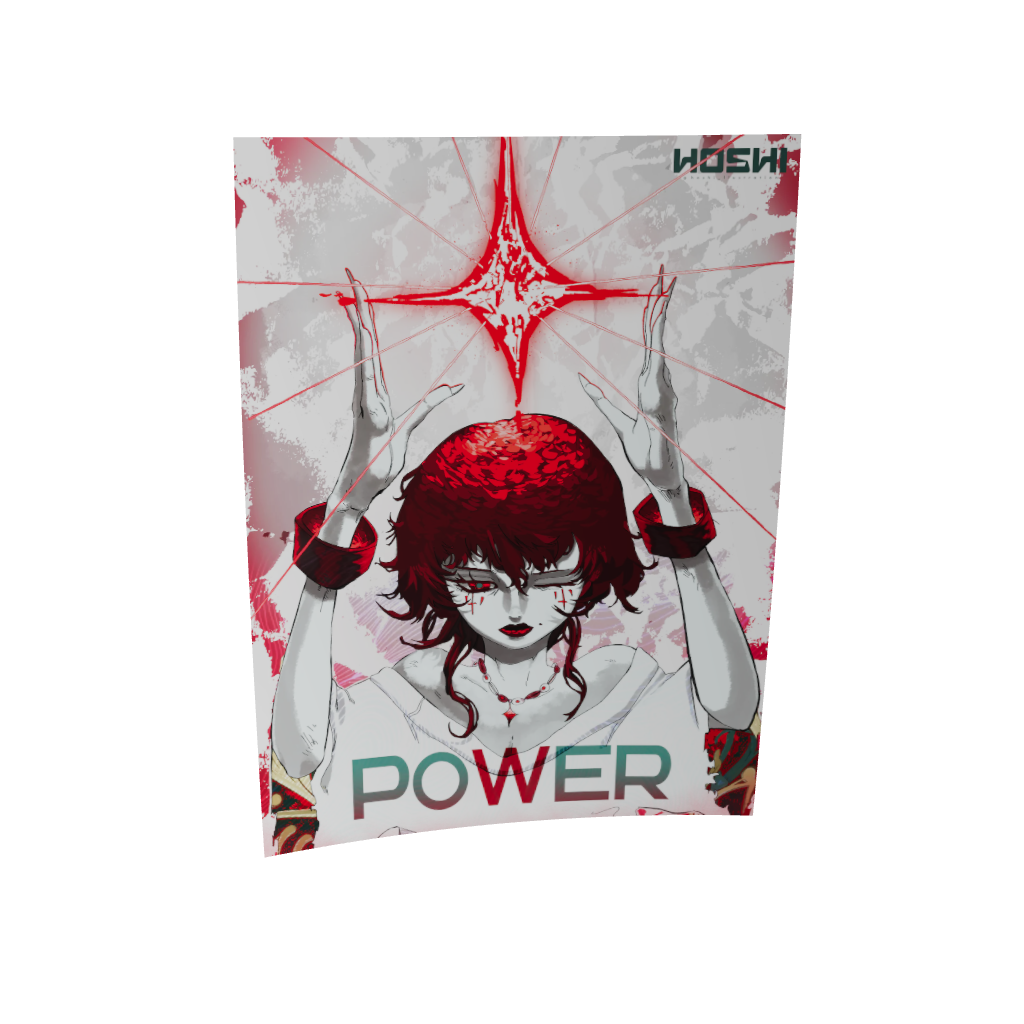 Objet 3D du poster POWER de hoshi Illustration