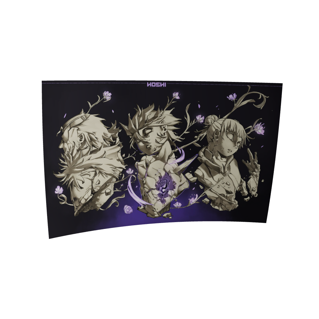 Objet 3D du poster STONE de hoshi Illustration
